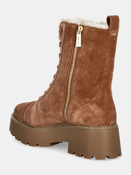 Nízké kozačky MICHAEL Michael Kors Blake na platformě zateplené hnědá