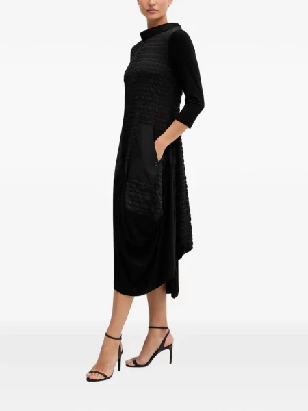 Matlasat rochie midi Joseph Ribkoff negru
