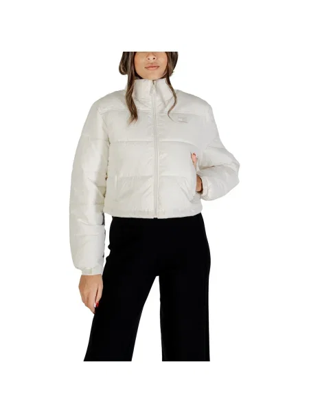 Decupat geacă de blugi Tommy Hilfiger alb