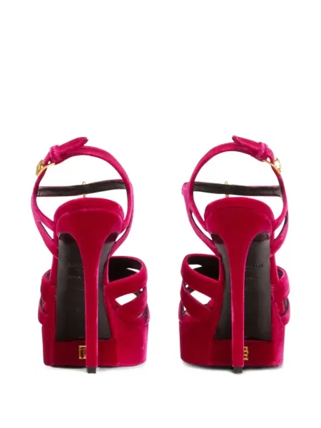 Sandale Balmain cu vârf deschis roz