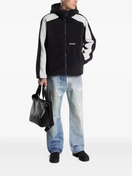 Hanorac cu glugă Columbia din fleece negru