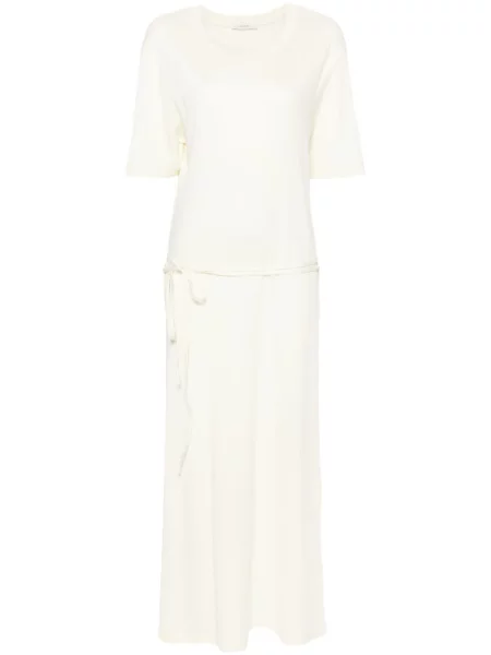 Rochie tip cămașă Lemaire de costum galben