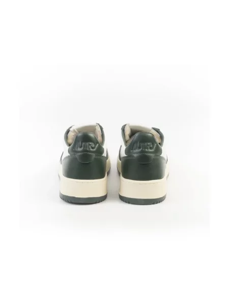 Jedwabne sneakersy Autry zielone