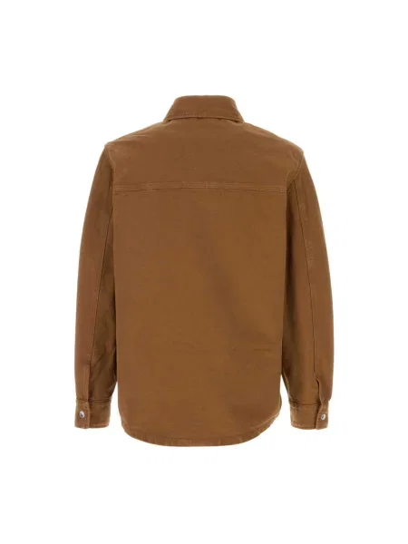 Kurtka jeansowa A.p.c. brązowa