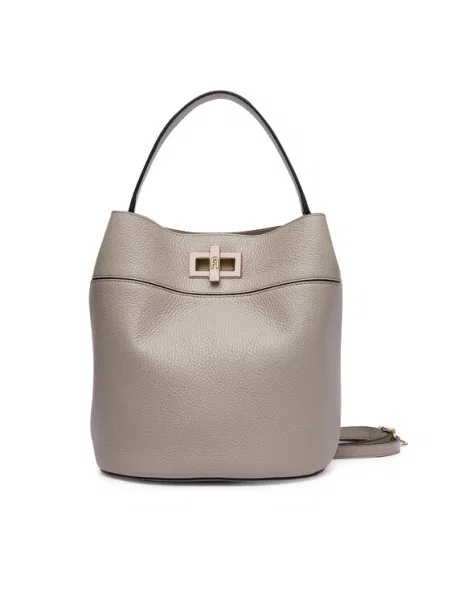 Torebka crossbody Furla skórzana beżowa