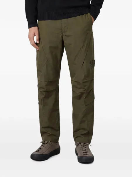 Pantaloni cargo Stone Island cu strasuri verde