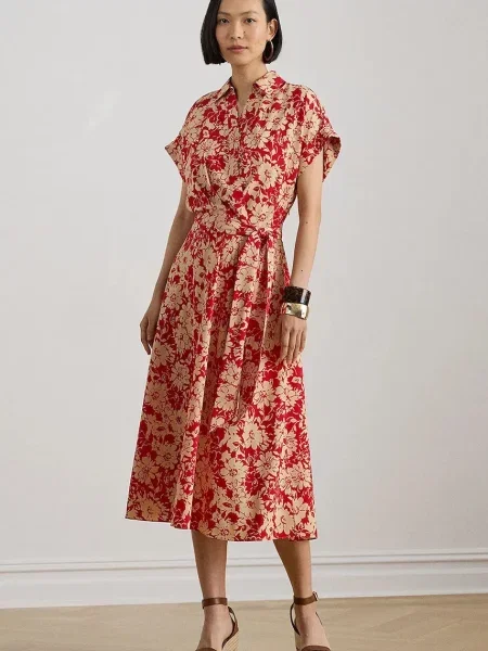 Lauren Ralph Lauren sukienka czerwona