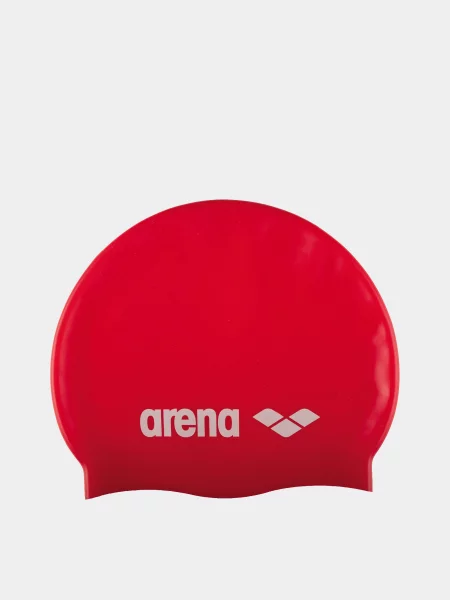 Arena Шапочка для плавання Унісекс Силікон червоний