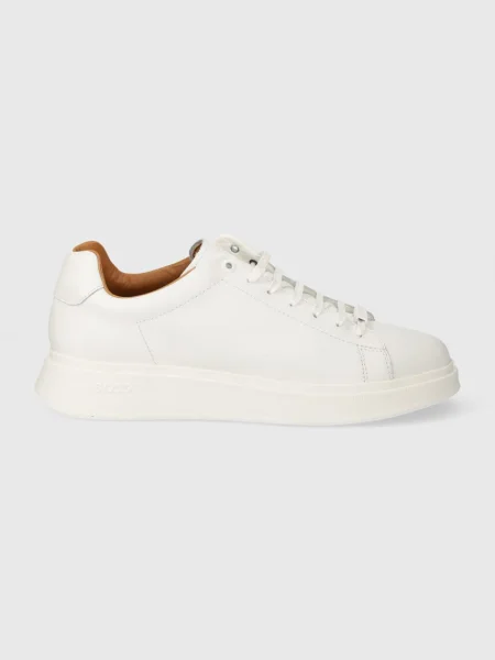 BOSS sneakers din piele Bulton alb