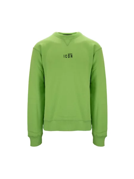 Bluza Dsquared2 z nadrukiem zielona