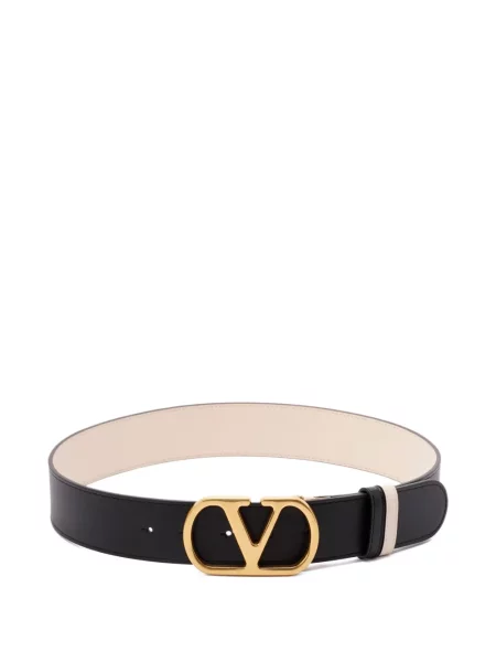 Kožni remen Valentino Garavani crna