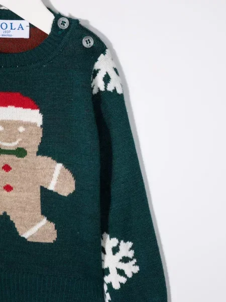 Sweter dziecięcy Siola zielony