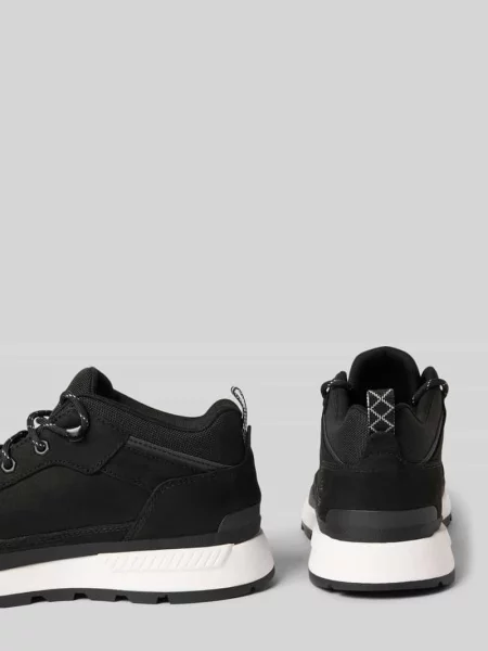 Sneakersy z mieszanki skóry Timberland czarne