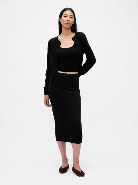 GAP Geacă tricotată negru