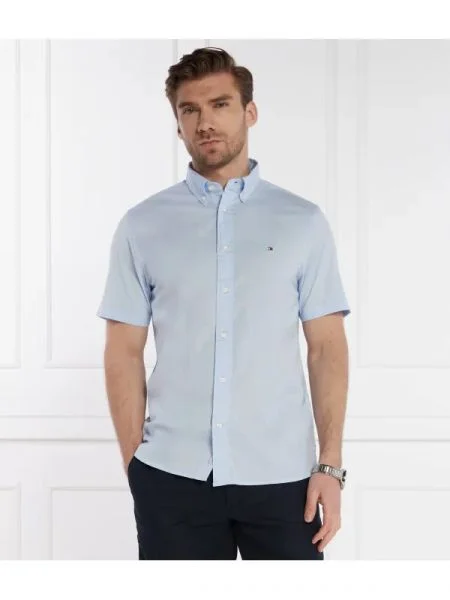 Tommy Hilfiger Cămașă FLEX POPLIN albastru