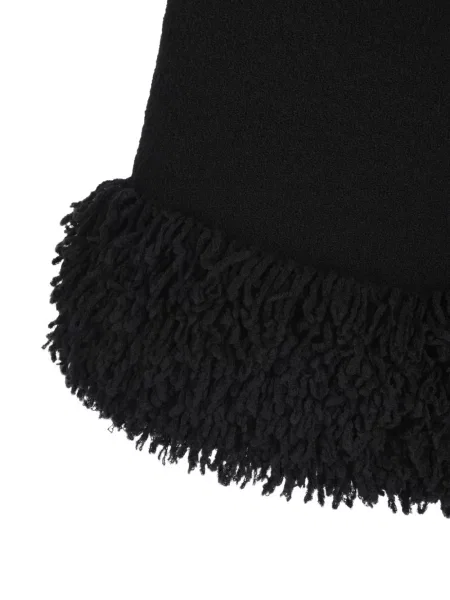 Fusta mini Loewe cu franjuri asimetrică negru