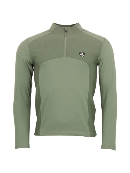 Tricou mânecă lungă Peak Mountain kaki