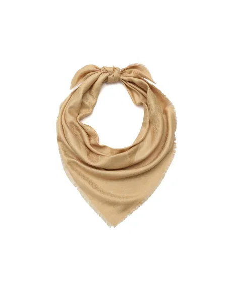 Kate Spade Fular Flower Yarndye' bej