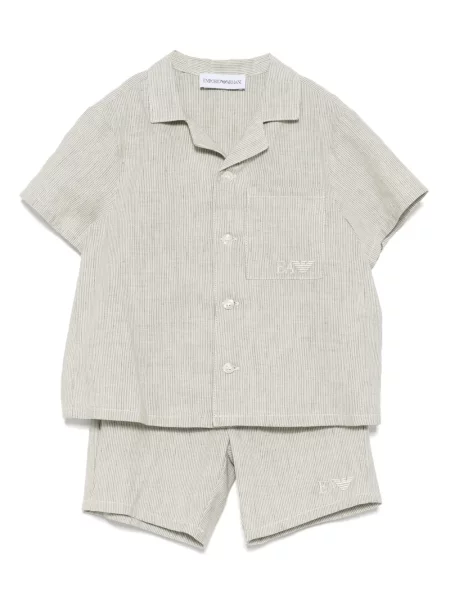 Szorty dziecięce Emporio Armani szare
