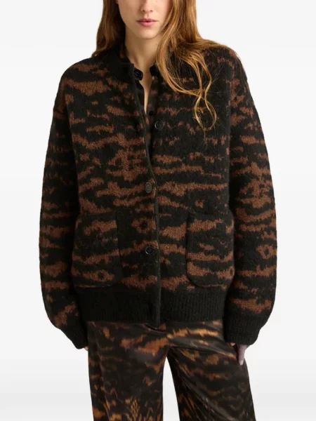 Cardigan Momoni tricotate negru