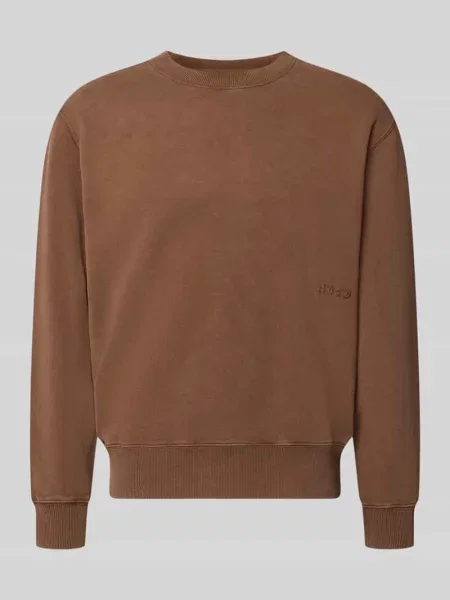Bluza z czystej bawełny z haftem model Axiom' Edwin
