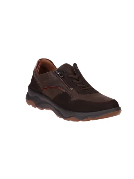 Sneakersy Waldläufer brązowe