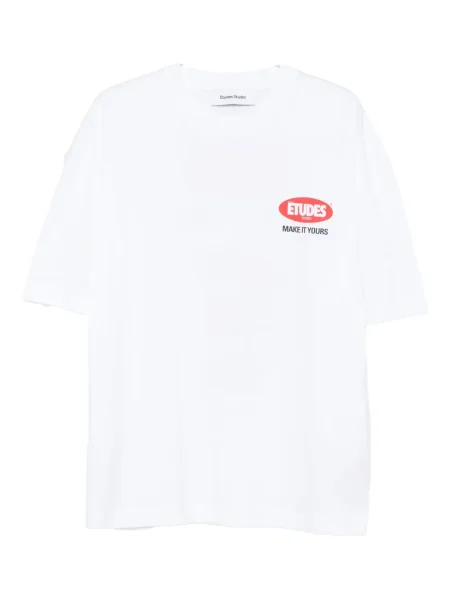 Tricou études Studio cu imagine alb