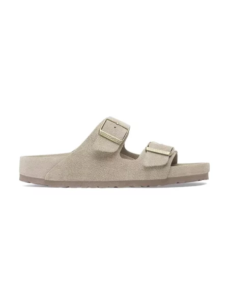Σκαρπινια Birkenstock σουέντ μπεζ