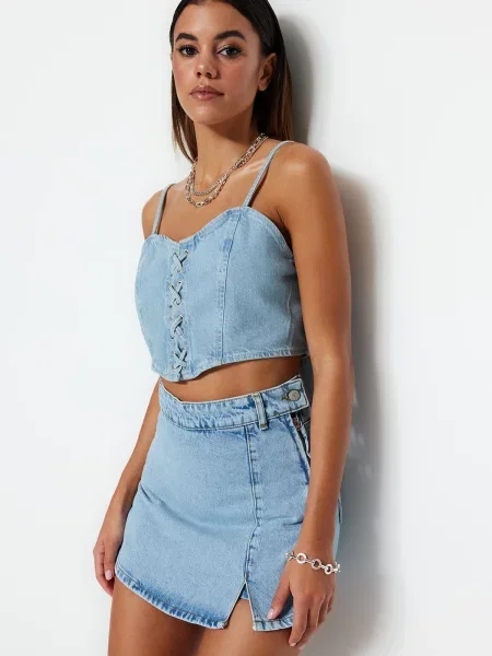 Pantaloni Trendyol gri