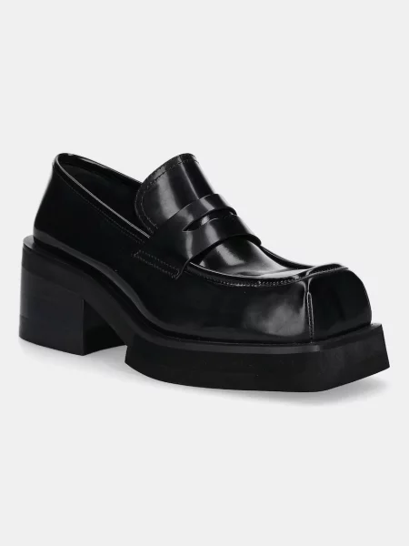 Jeffrey Campbell pantofi de piele CLASSICAL cu drept negru