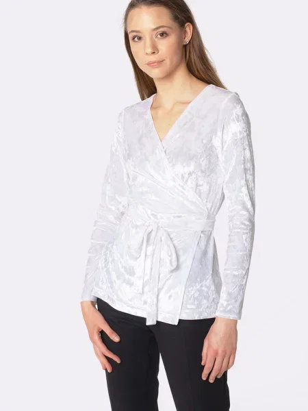 CAT ORANGE Блуза з довгим рукавом Без підкладки білий