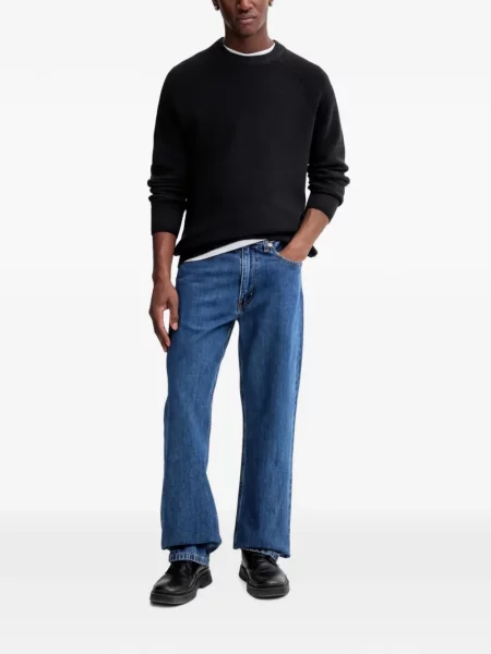 Scurt pantaloni scurți Levi's® cu broderie cu dungi alb