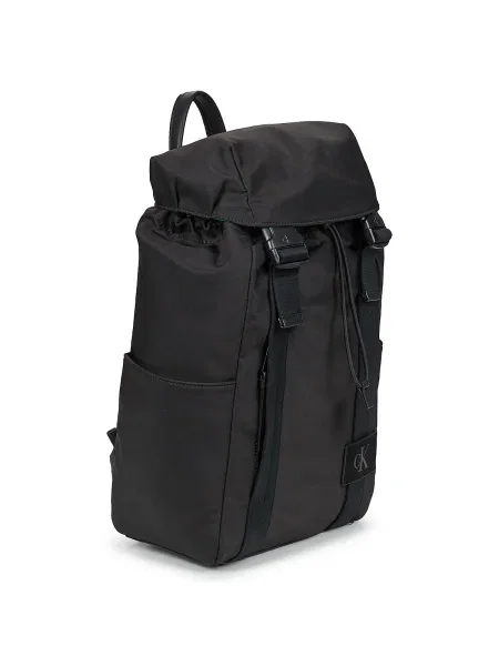 Calvin Klein Ruksak Canvas Mix Backpack čierna