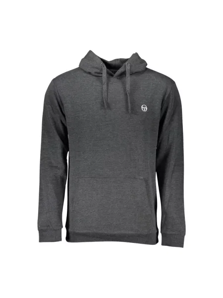 Bluza z kapturem Sergio Tacchini z kapturem polarowa szara