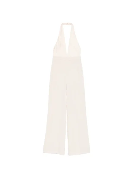 Salopetă Patrizia Pepe cu decolteu adânc din crep