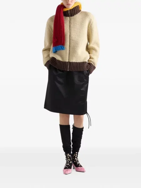 Fustă Prada din satin negru
