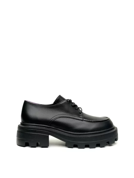 Кожаные полуботинки Alex Bell черные