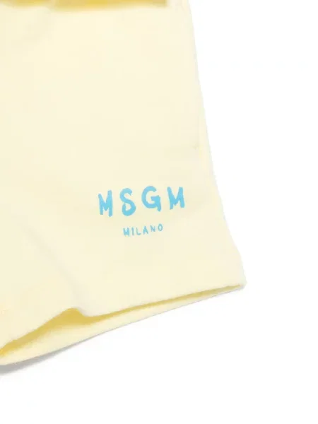 Szorty dziecięce Msgm żółte