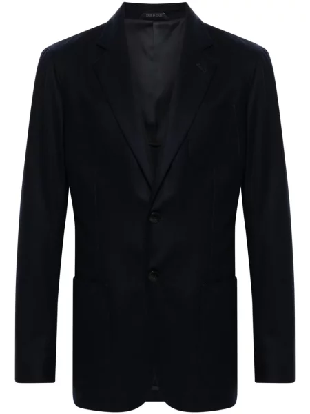Sacou Giorgio Armani din fetru albastru