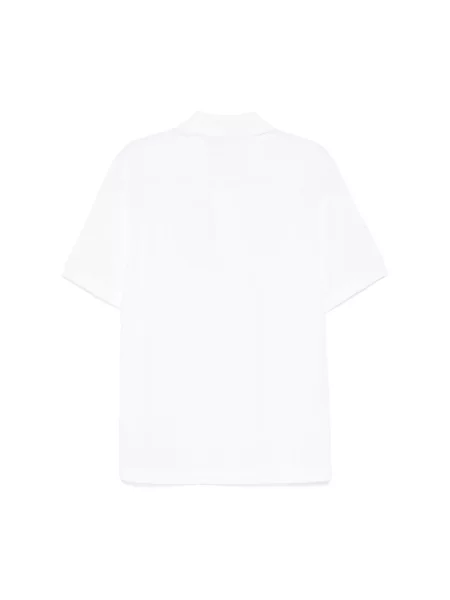 Koszulka polo o kroju regular fit z mieszanki bawełny Lacoste biała