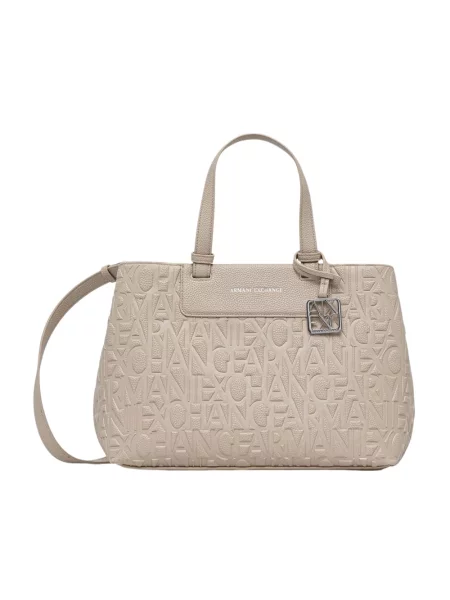 Torebka Armani Exchange beżowa