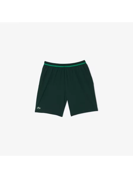 Lacoste Szorty Novak Djokovic Ciemnozielone zielony