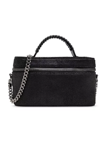 Shopperka Stella Mccartney zamszowa czarna