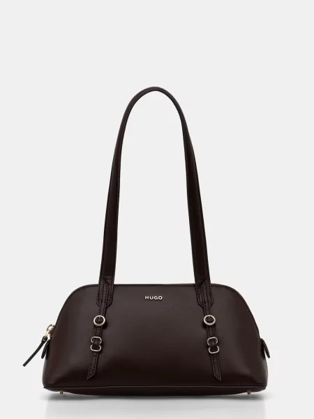 HUGO torebka Syndra_Duffle brązowa