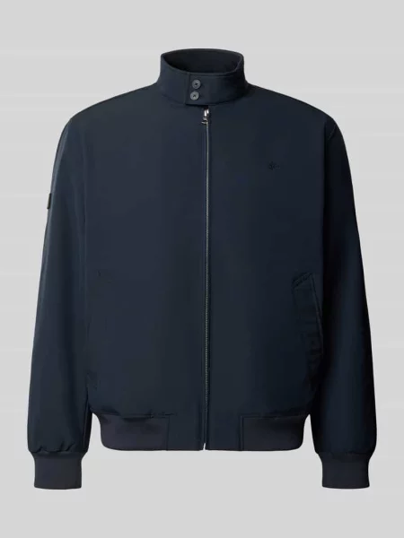 Kurtka o kroju regular fit z wyhaftowanym logo model HARRINGTON' Superdry granatowa