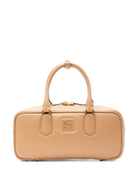 Geantă shopper Miu Miu maro