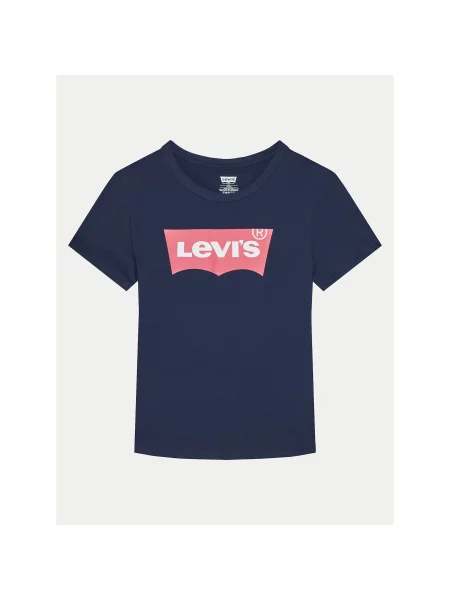 Levi's Kids Majica mornarsko plava / roza bijela