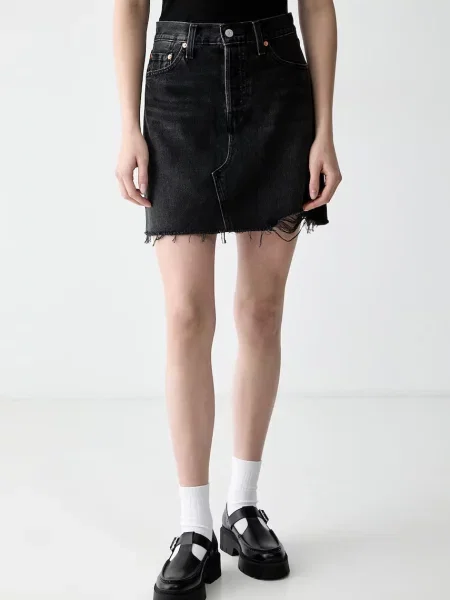LEVI'S ® Fustă denim negru