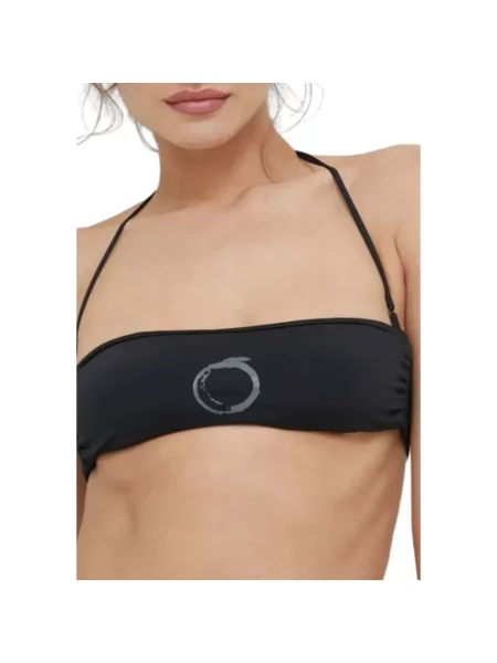 Strój kąpielowy Trussardi z logo czarny