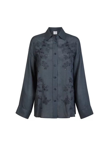 Koszula dżinsowa Eleventy niebieska